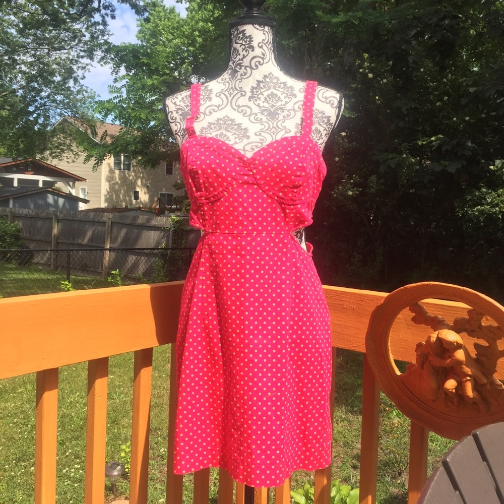 Kimchi Blue polkadot dress